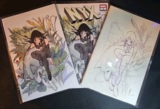 NYX #1 EXCLUSIVE PEACH MOMOKO TRADE DRESS, VIRGIN, SKETCH SET W/COA picture