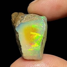 Stunning Ethiopian Opal Rough 29.70 Cts, Large Oil Opal Specimen Natural Opal picture