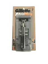 Vintage 1990 Brand New Gillette Atra Plus Metal Razor w/ 2 Cartridges Made in US picture