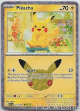 Pikachu 025/128 Holo Pikachu Rare ME: 30th Celebration Pokemon Near Mint picture