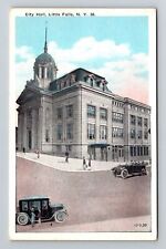 Little Falls NY-New York, City Hall Vintage Souvenir Postcard picture
