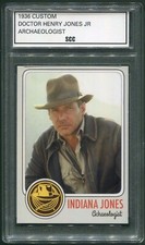 Custom 1936 Dr. Henry 'Indiana' Jones Archaeologist Trading Card picture
