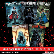 [5 PACK] STAR WARS: HIDDEN EMPIRE (#1-#5) 1, 2, 3, 4, 5 UNKNOWN COMICS EXCLUSIVE picture
