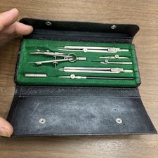 Drafting Set Made in West Germany, including other tools Set No 1407 picture