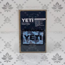 Rare New YETI Blue Camo Collectors Patch LIMITED RELEASE UNOPENED SEALED picture