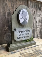 Halloween Sleepy Hollow Ichabod Crane Tombstone Cemetery Gothic Gravestone picture