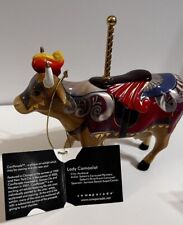 2002 COW PARADE “LADY CAMOOLOT” #7315 by WESTLAND FIGURINE CERAMIC RARE RETIRED picture