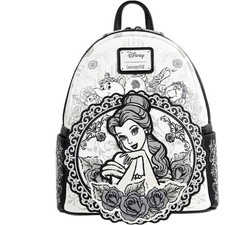 Loungefly Beauty and the Beast Belle Sketch Mini Backpack NWT picture