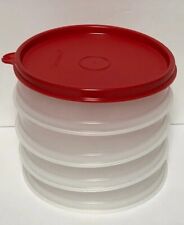 Tupperware Hamburger LARGE Keepers Set MAKE 3/4 POUND BURGERS FAST N EASY NEW picture