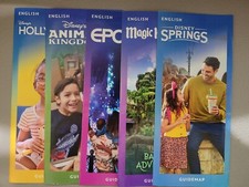 early 2024 Walt Disney World Theme Park Guide Maps 5 map brochures set NEW FS picture