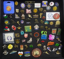 Lot Of 80 Vintage/Modern Various Mixed Lapel Pins Pinbacks picture
