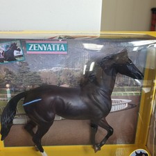 Breyer Zenyatta Horse Figurine Plastic Model Horse Figure Collectible in Box picture