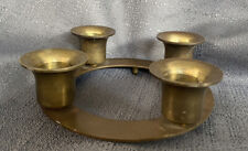 Vintage Brass Candle Holder- Holds 4 Candles picture