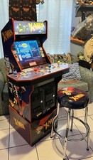 Arcade1Up Marvel X-Men 4 Player 3 Games Arcade Machine  Stool & Riser RARE 🔥 picture
