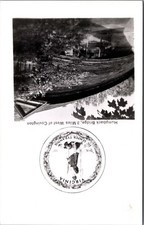 Humpback Bridge Covington Virginia RPPC Black & White Vintage Postcard picture