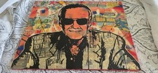 Stan Lee Painting 1of 1 With Original News Paper Articles From First Marvel Show picture