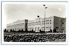 c1940's Community High School St. Frances Kansas KS RPPC Photo Vintage Postcard picture