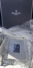 NIB Waterford Crystal Lismore Diamond Lead Crystal Glass Picture Frame 5x7