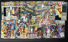 Excalibur Marvel Comic lot of 49 Books, Ranging Issue #1- 125, 1988 - 1998, picture