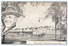 c1910's Billy Sunday Tabernacle Church Detroit Michigan MI Christian Postcard picture