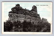 Tomah WI-Wisconsin, Rocks, Antique, Vintage Souvenir Postcard picture
