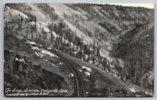 Lewis County Idaho, The Loop, Lewiston-Grangeville Line Railroad c1910s Postcard picture
