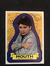 1985 Topps The Goonies Sticker Card # 7 Mouth picture