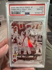 2025 ALTERNATE ART #020 COME ON WE'LL FIGHT YOU PSA 10 picture