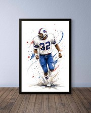 O.J. Simpson Buffalo Bills Football Poster Art Print Wall Art Print Picture picture
