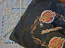 2 Vintage Harley Davidson Bandanas, New Great Condition  Motorcycle Bikers picture