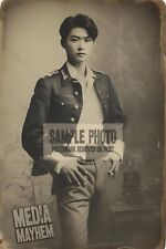 Asian Man in Uniform Print 4x6 Gay Interest Photo #704 picture