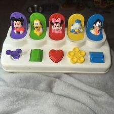 Vintage Disney Mattel Mickey Mouse Friends Pop-Up Children’s Toy picture
