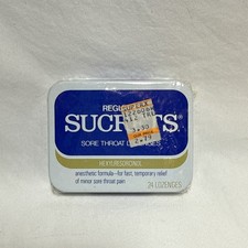 Sucrets Lozenges Metal Tins Sealed NOS VTG Rare HTF picture