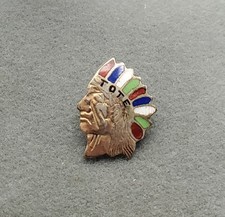 Screw Back VTG Fraternal Lapel Pin Improved Order Of Red Men picture