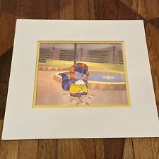 Vintage Care Bears Animated Show Production Cel Bright Heart Raccoon w/ COA picture