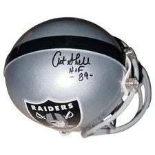 Art Shell Autographed Oakland Raiders Mini Helmet w/ 