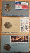 1974, 1975 and 1976 bicentennial first day covers picture