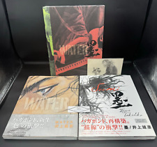 VAGABOND SUMI + WATER Art Book BOX SET  Illustration Takehiko Inoue USED from JP picture