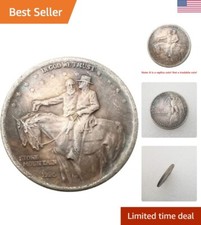 Handcrafted 1925 Liberty Half-Dollar Replica in Sterling Silver – Ideal Souvenir picture