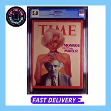 CGC Magazine Graded Time Magazine Marilyn Monroe With Norman Mailer 1973 (pop 2) picture