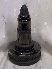 ANTIQUE VICTORIAN ANTHRACITE PHALIC OBELISK STATUE 6” picture