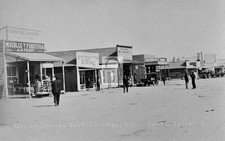 Oak Street View General Store Columbus New Mexico NM - Reprint picture