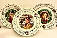 Royal Doulton 1980’s 3 Christmas Carol Collector Plates picture