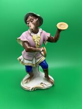 Volkstedt Monkey Band Porcelain Figurine Cymbals Player Vintage picture