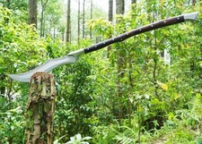 36'' Long Handed Machete Sword| Handmade Carbon Steel Blade | Hunting | Camping picture