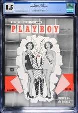 CGC 8.5 Playboy v1 #2 January 1954 Margie Harrison Cover & 1st Playmate of Month picture