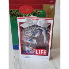 Hallmark celebrate with the Kennedy's Life water globe ornament Xmas picture