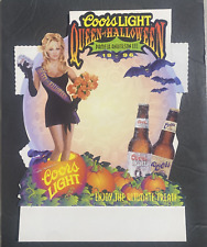 1996 Coors Light Beer Pam Anderson Queen of Halloween Standup Table Tent picture