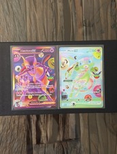 Pokémon 30th anniversary Mewtwo ex 157/128 AND Mew ex 158/128 set English 2026 picture