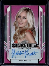 2021 Leaf Pop Century Heidi Montag Pink Prismatic Auto /7 BA-HM1 picture